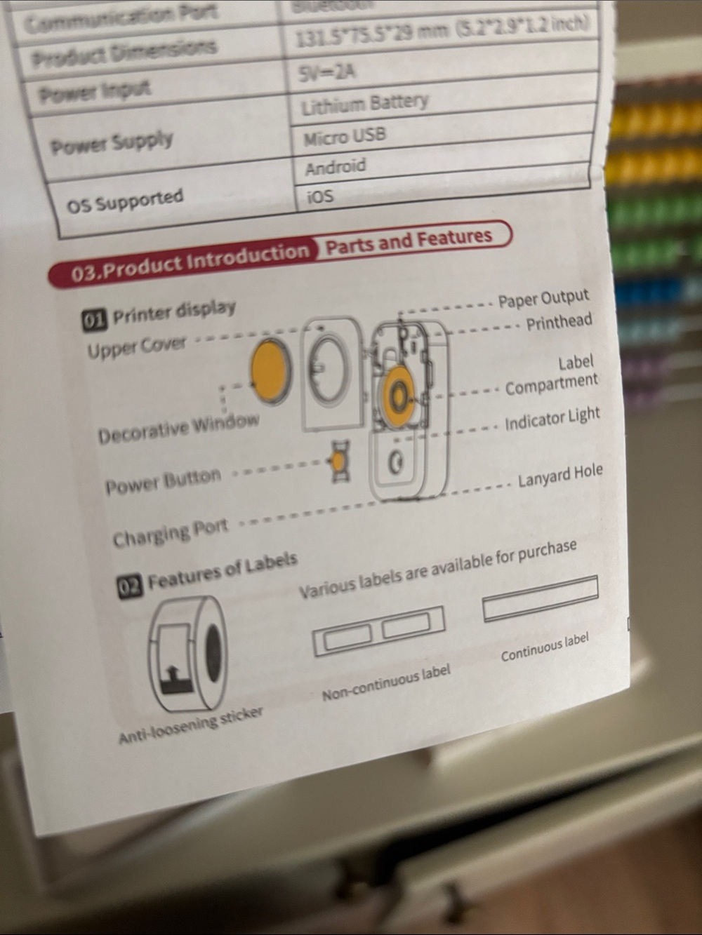 Smart Mini Label Maker - Picture 5 of 5